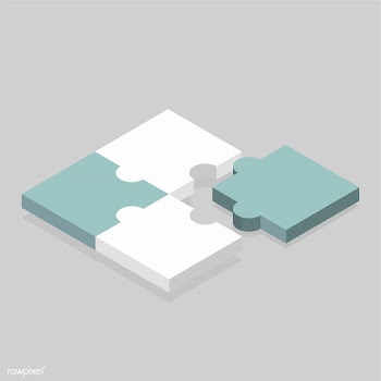 Vector icon of jigsaw | Free stock vector - 383392