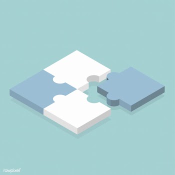 Vector icon of jigsaw | Free stock vector - 383465