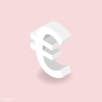 Vector icon of money Euro sign icon | Free stock vector - 382619