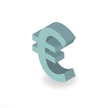 Vector icon of money Euro sign icon | Free stock vector - 382622