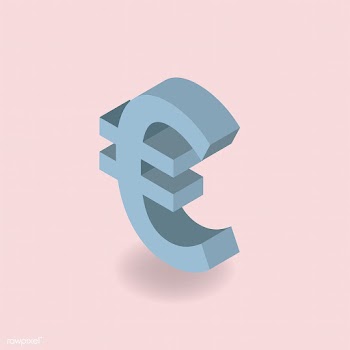 Vector icon of money Euro sign icon | Free stock vector - 383301