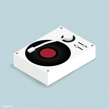Vector icon of music truntable | Free stock vector - 383003