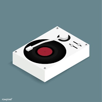 Vector icon of music truntable | Free stock vector - 383218