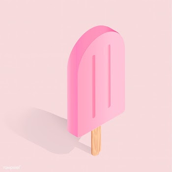 Vector icon of pink ice cream | Free stock vector - 383078