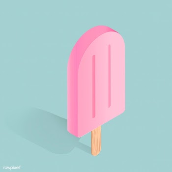 Vector icon of pink ice cream | Free stock vector - 383093