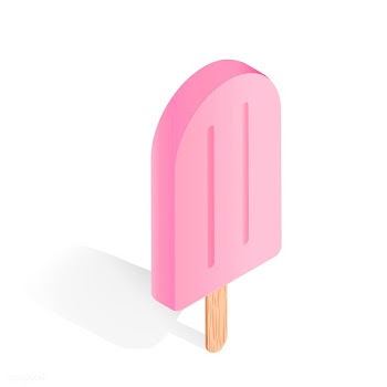 Vector icon of pink ice cream | Free stock vector - 383556