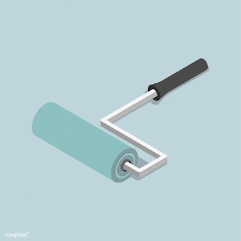 Vector icon of roller brush | Free stock vector - 383227