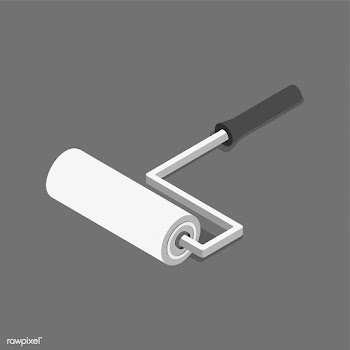 Vector icon of roller brush | Free stock vector - 383230