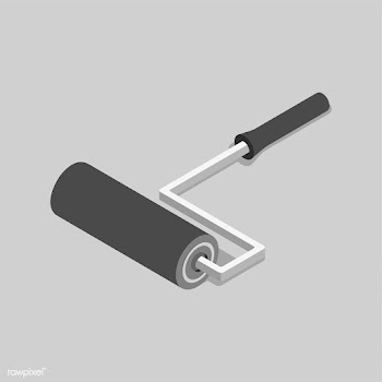 Vector icon of roller brush | Free stock vector - 383282