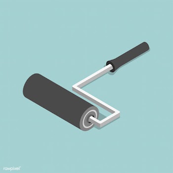 Vector icon of roller brush | Free stock vector - 383317