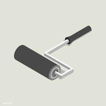 Vector icon of roller brush | Free stock vector - 383578