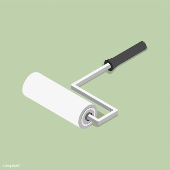 Vector icon of roller brush | Free stock vector - 383595
