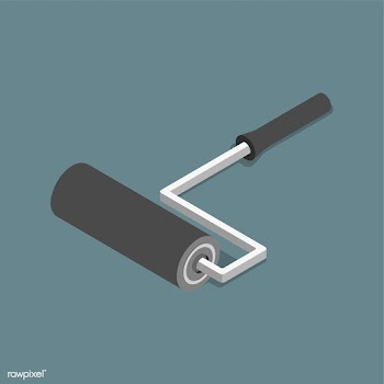 Vector icon of roller brush | Free stock vector - 383609