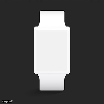 Vector icon of smart watch mockup icon | Free stock vector - 382287