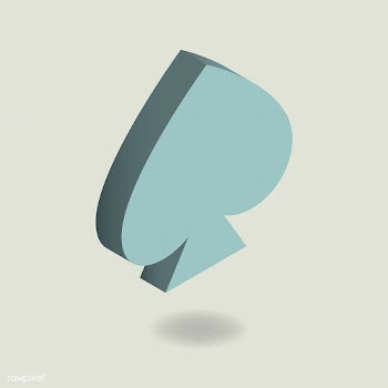 Vector icon of spade gambling card sign | Free stock vector - 382159