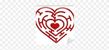 Vector Illustration Of A Heart Maze - Money, Love &amp; Commitment - Trade Paperback
