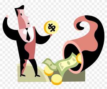 Vector Illustration Of Businessman Receives Financial - Vector Illustration Of Businessman Receives Financial