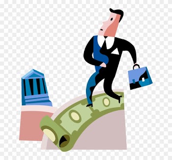 Vector Illustration Of Businessman Walks Sidewalk Paved - Vector Illustration Of Businessman Walks Sidewalk Paved