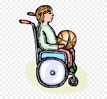 Vector Illustration Of Disabled Boy Handicapped Wheelchair ...