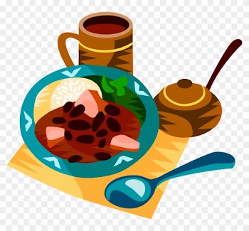 Vector Illustration Of Feijoada, Brazilian National - Brazilian Food Clip Art