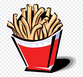 Vector Illustration Of French-fried Potatoes Fast Food - Fried Food Clipart
