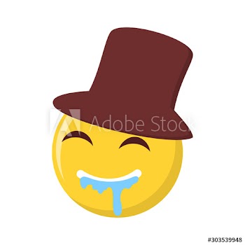 Vector illustration of funny christmas emoji