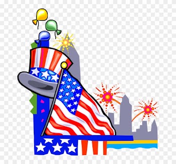 Vector Illustration Of Independence Day 4th Fourth - Us 4th Of July Border