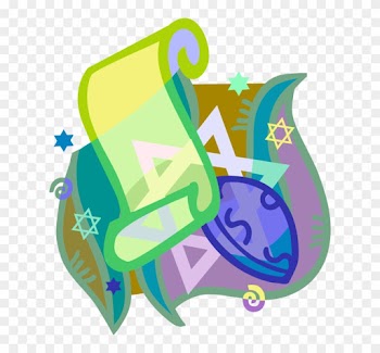 Vector Illustration Of Jewish Kippah Kip Yarmulke Cap - Hanukkah Lullabies For Your Baby