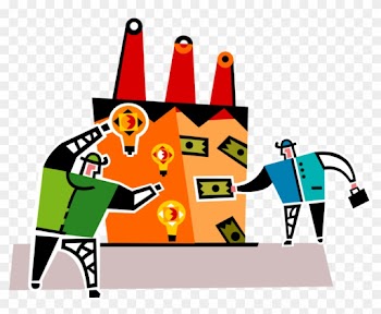Vector Illustration Of Management Invests Money In - Graphic Design