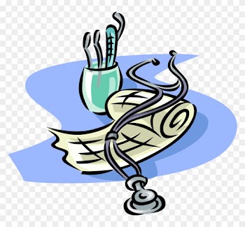 Vector Illustration Of Medical Physician Doctor's Stethoscope - Illustration