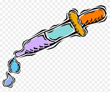 Vector Illustration Of Medical Research Eye Droppers - Vector Illustration Of Medical Research Eye Droppers