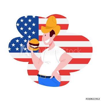Vector illustration of Mexican man holding a guitar and wearing sombrero