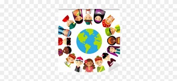 Vector Illustration Of Multicultural National Children, - Multiculturalidad Png
