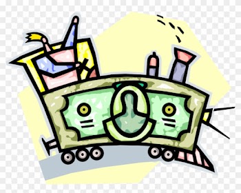Vector Illustration Of Railroad Rail Transport Speeding - Vector Illustration Of Railroad Rail Transport Speeding