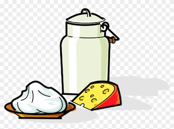 Vector Illustration Of Russian Cuisine Tvorog Russian - Dairy Foods Clipart