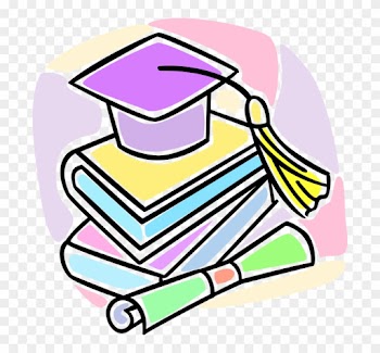 Vector Illustration Of School Graduate Mortarboard - Clip Art