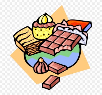 Vector Illustration Of Sweet Milk Chocolate Bar Candy - Clipart Junk Food