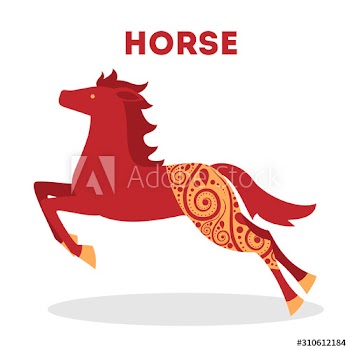 Vector illustration of traditional chinese zodiac animal
