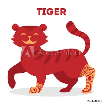 Vector illustration of traditional chinese zodiac animal