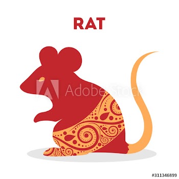 Vector illustration of traditional chinese zodiac animal