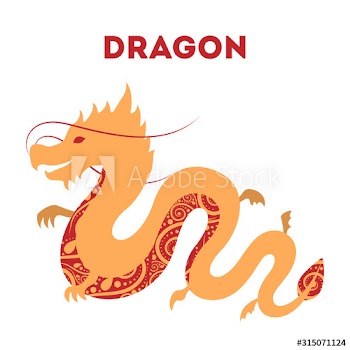 Vector illustration of traditional chinese zodiac animal
