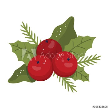 Vector illustration of traditional Christmas golden bells