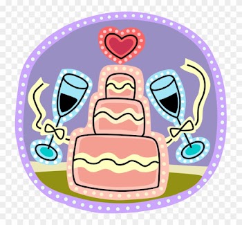 Vector Illustration Of Wedding Cake Traditional Cake - Wedding Cake Clip Art
