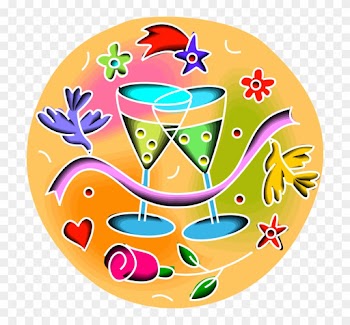 Vector Illustration Of Wedding Champagne Glasses In - Crocs Playcentre Logo