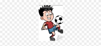 Vector Illustration Soccer Player Wall Mural • Pixers® - Vector Graphics