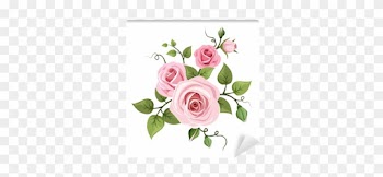 Vector Illustration - Tea Rose Clipart