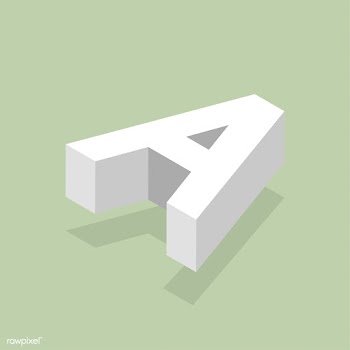 Vector image of A alphabet letter | Free stock vector - 383048