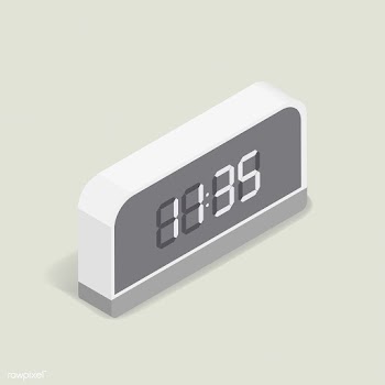 Vector image of digital alarm clock icon | Free stock vector - 382093