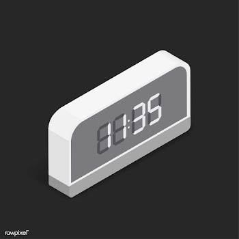 Vector image of digital alarm clock icon | Free stock vector - 382116