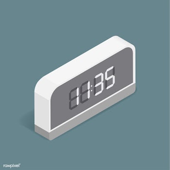 Vector image of digital alarm clock icon | Free stock vector - 382133